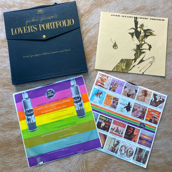 Vintage Vinyl: Jackie Gleason’s Lovers Portfolio Record [Set of 2 LP’s] EUC - Picture 1 of 16